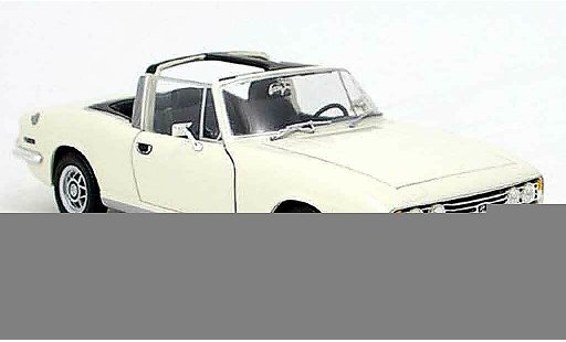 Triumph Stag Base 1/18 Jadi white 1978 diecast model cars