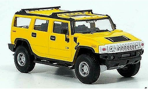 Hummer H2 Base 1/43 Cararama yellow diecast model cars