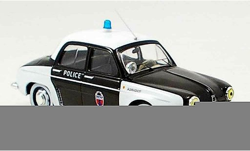 Renault Dauphine Base 1/43 IXO police paris 1962 diecast model cars