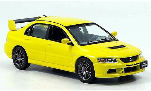 Mitsubishi Lancer Evolution IX 1/43 IXO yellow 2006 diecast model cars