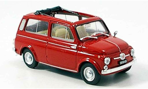 Fiat 500 Giardiniera 1/43 Brumm red 1960 diecast model cars