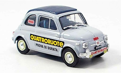 Fiat 500 Nuova 1/43 Brumm Prova Di Durata Quattroroute 1958 diecast model cars