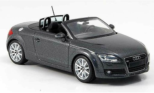 Audi TT roadster 1/43 Minichamps grey 2007 diecast model cars