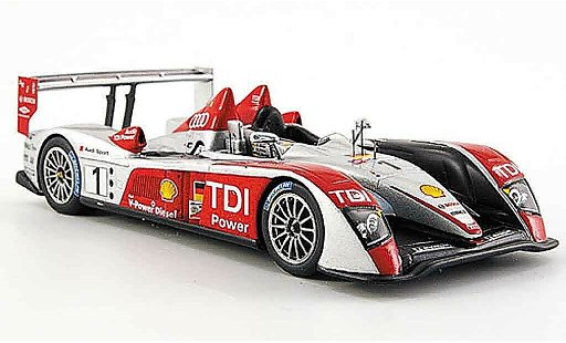 Audi R10 course 1/43 Spark 2007 TDI No.1 Sport 24h Le Mans diecast model cars