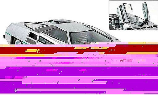 Dome Zero Coupe 1/43 Ebbro grey metallisee 1978 diecast model cars