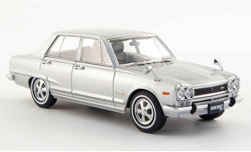 Nissan Skyline 2000 1/43 Ebbro GT (GC10) grey metallisee 4 Turer 1968 diecast model cars