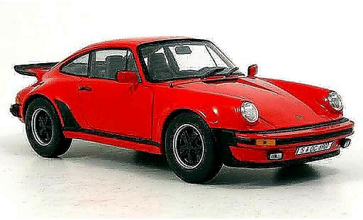 Porsche 911 Turbo 1/18 Norev 3l red 1975 diecast model cars