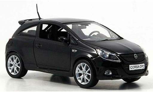 Opel Corsa OPC/VXR 1/43 Norev opc black 2007 diecast model cars