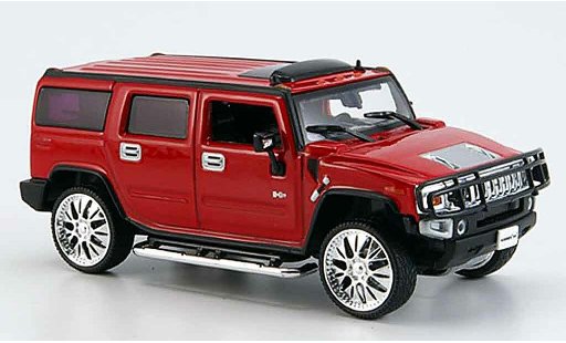 Hummer H2 Tuning 1/43 Norev SUV red 2005 diecast model cars