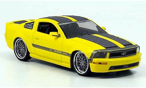 Ford Mustang Cesam 1/43 Norev yellow grey by Parotech diecast model cars