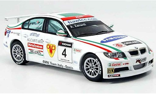 Bmw 320 WTCC 1/43 Spark E90 si 3er No.4 Zanardi 2007 diecast model cars