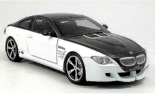 Bmw M6 ac schnitzer 1/18 Norev E63 black/white 2007 diecast model cars