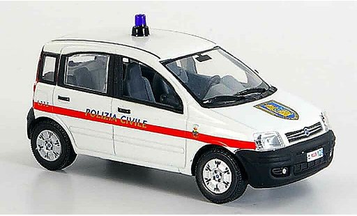Fiat Panda Police 1/43 Norev Frankreich 2004 diecast model cars