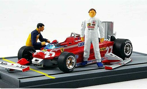 Ferrari 126 CK 1/43 Brumm turbo villeneuve flughafen istrana diecast model cars