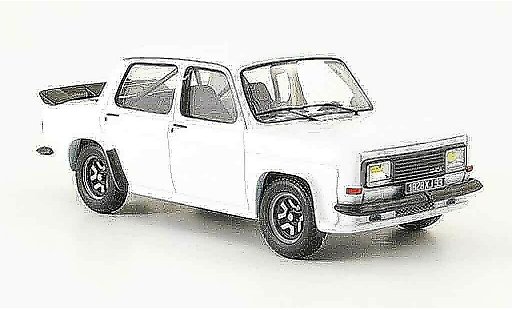 Simca 1000 Rallye 3 1/43 IXO 3 white 1978 diecast model cars
