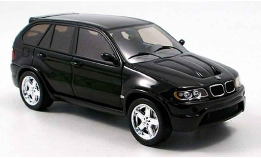 Bmw X5 E53 1/43 Spark black diecast model cars