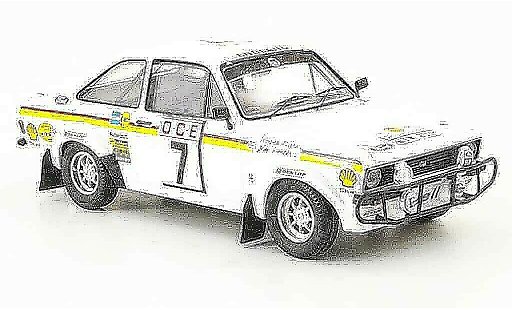 Ford Escort Berlina 1/43 Trofeu Clark Rally Marokko 1976 diecast model cars