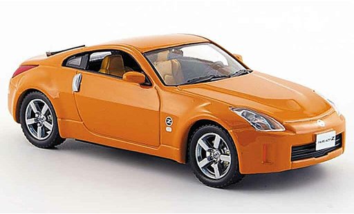 Nissan 350Z Base 1/43 J Collection orange Facelift 2007 diecast model cars