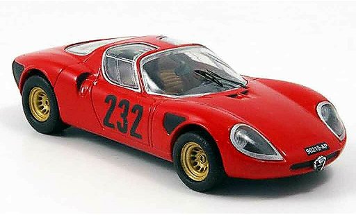 Alfa Romeo 33.3 prototipo 1/43 M4 1969 no.232 p.laureati s.giustino diecast model cars