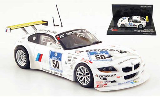 Bmw Z4 course 1/43 Minichamps E85 M Coupe No.50 Schubert Racing 24h ADAC 2007 diecast model cars