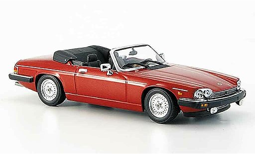 Jaguar XJS 1980 1/43 Minichamps cabriolet red geoffnetes hood diecast model cars