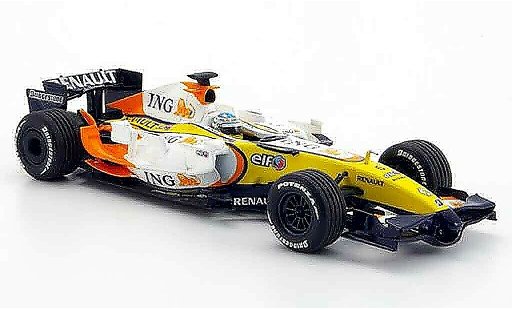 Renault F1 2008 1/43 Minichamps r 27 f 1 team alonso test jerez 15. januar 2008 diecast model cars