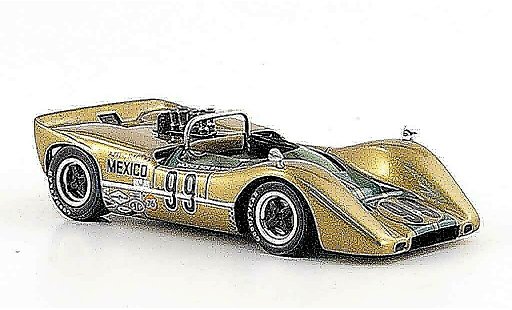 McLaren M6 Base 1/43 Spark B No.99 M. Solana winner Mexico 1968 diecast model cars