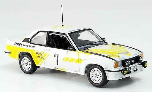 Opel Ascona B 400 1/43 Schuco no.7 Sweden rallye diecast model cars