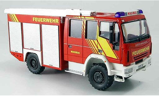 Magirus HLF 20 Allrad 1/43 Schuco Iveco 16 pompier diecast model cars