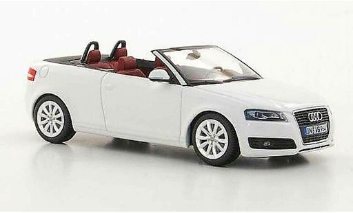 Audi A3 cabriolet 1/43 Minichamps Convertible white 2008 diecast model cars