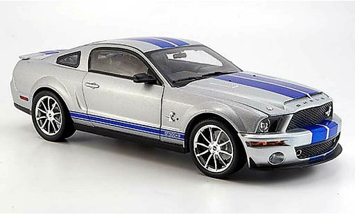Shelby GT 500 2008 1/18 Shelby Collectibles kr grey/blue diecast model cars