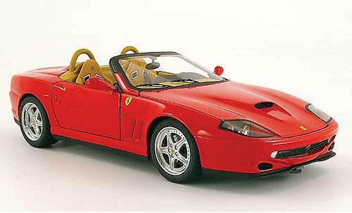 Ferrari 550 Barchetta 1/18 Hot Wheels Elite pininfarina red diecast model cars