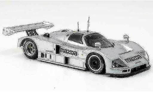 Mazda 787B Test Car 1/43 IXO grey metallisee Version 1991 diecast model cars