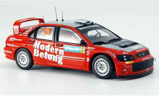 Mitsubishi Lancer Evolution IX 1/43 IXO WRC No.63 Dritter Rally Sweden 2006 diecast model cars