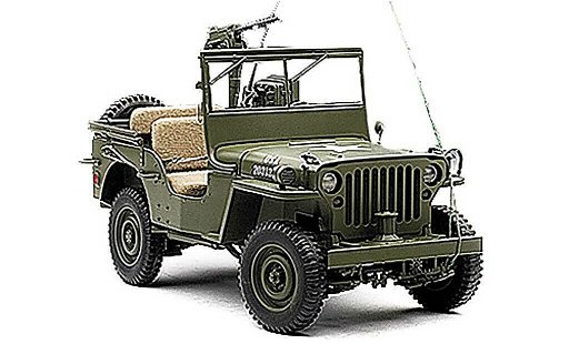 Jeep Willys Militaire 1/18 Autoart U.S. Army olivgreen with Accessoires diecast model cars