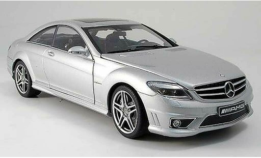 Mercedes Classe CL AMG 1/18 Autoart 63 (c 216) grey avec ledersitzen diecast model cars