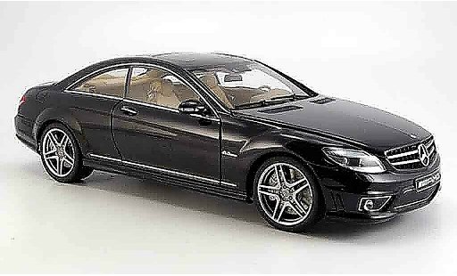 Mercedes Classe CL AMG 1/18 Autoart 63 (c 216) black avec ledersitzen diecast model cars