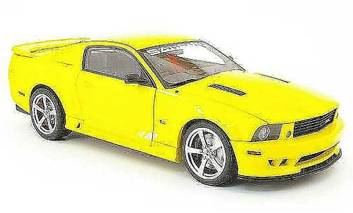 Saleen S281 E 1/18 Autoart s281 extreme yellow diecast model cars
