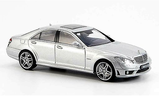 Mercedes Classe S AMG 1/43 Autoart S63 (W221) grey metallisee 2006 diecast model cars