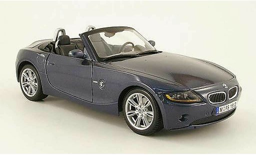 Bmw Z4 roadster 1/18 Maisto E85 grey blue 2003 diecast model cars