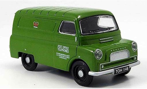 Bedford CA utilitaire 1/43 Oxford Van green Post Office Telephones GPO diecast model cars