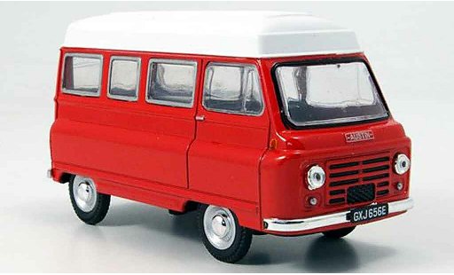 Austin J2 utilitaire 1/43 Oxford High Top red white Hochroofbus diecast model cars