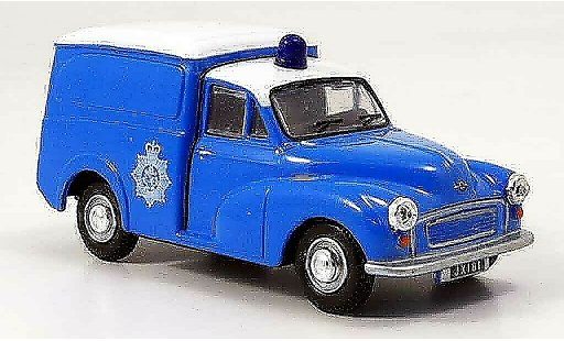 Morris Minor Van 1/43 Oxford blue white police Bermuda diecast model cars