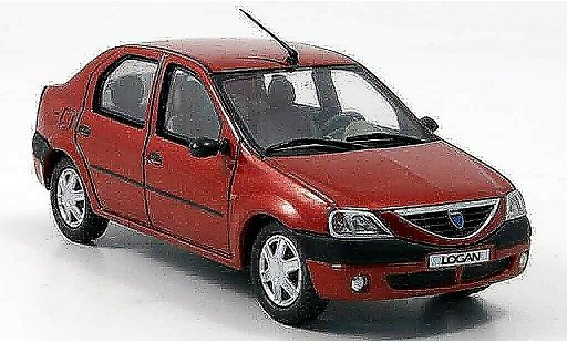 Dacia Logan Berline 1/43 Eligor red diecast model cars