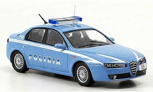 Alfa Romeo 159 polizia 1/43 M4 police b quality 2005 diecast model cars