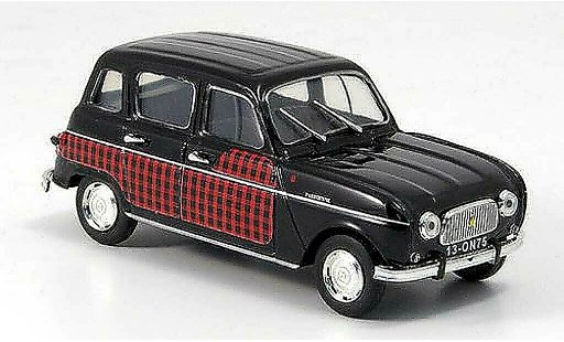 Renault 4 Parisienne 1/43 Vitesse black/red diecast model cars