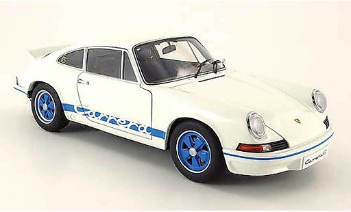 Porsche 911 RS 1/18 Autoart 2.7 carrera white 1973 diecast model cars