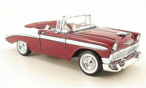 Chevrolet Bel Air Coupe 1/18 Yat Ming 1956 purple/white diecast model cars