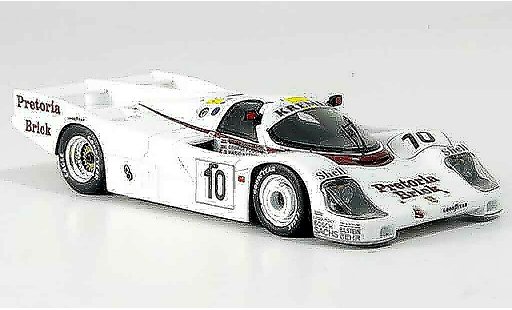 Porsche 956 1985 1/43 Spark No.10 Funfter Le Mans diecast model cars