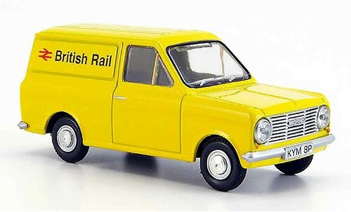 Bedford HA utilitaire 1/43 Oxford Van yellow British Rail diecast model cars